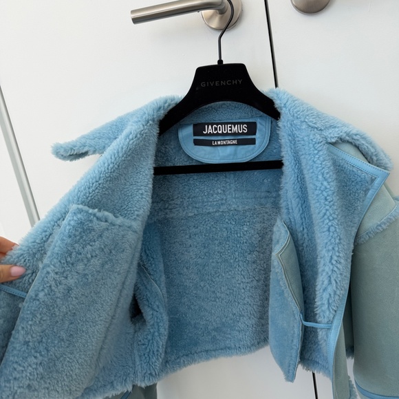 Jacquemus Light Blue Sherling Jacket - Picture 6 of 9
